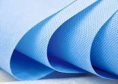 Blue Sesame Pattern SMS Non Woven Fabric For Disposable Surgical Use