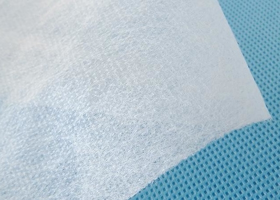 10 - 320cm SSS Non Woven Fabric White Breathable For Diaper Top Layer