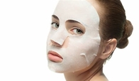 White Disposable Non Woven Fabric High Grade Anti Bacterial Dry Face Mask Sheet Spunlace