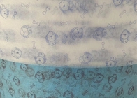 Embossed Style Spunlace Biodegradable Non Woven Fabric Viscose Polyester Customised