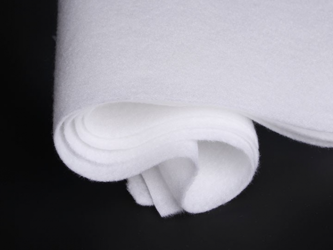 PET / Polyester Needle Punched Non Woven Fabric Customised For Industrial Filter 0