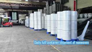 Reliable nonwoven manufacturer loading full container