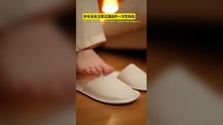 Hotel Disposable Slippers Use PP Nonwoven