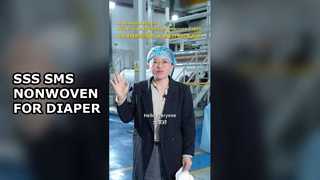 SSS SMS Nonwoven for Baby Diaper