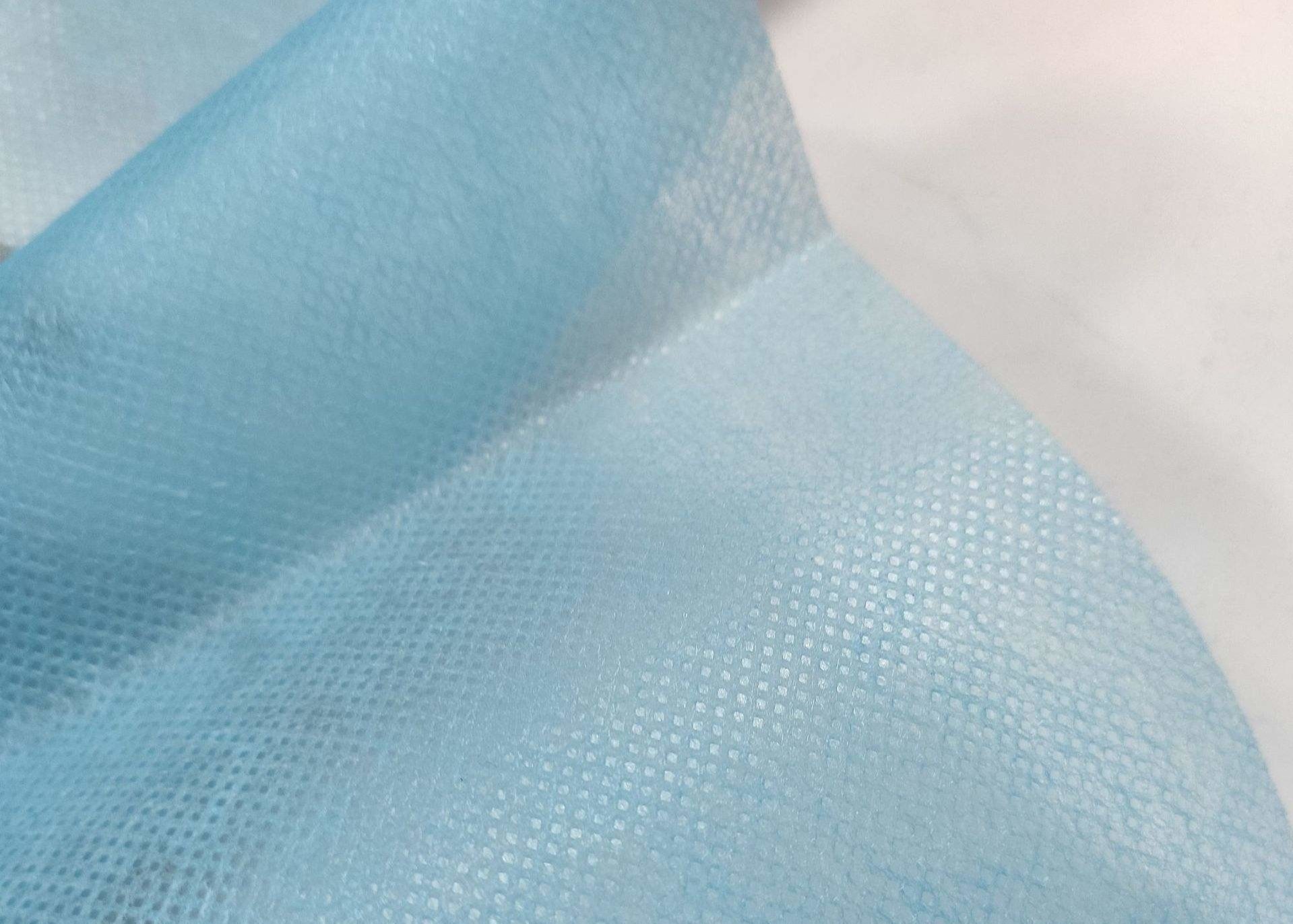 Blue White PP Nonwoven Fabric 100 Polypropylene Fabric for Hospital