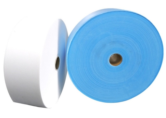 White Sesame Dot Spunbond Non Woven Fabric 100% Polypropylene SSS For Medical Use