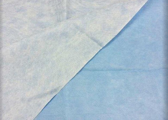 Breathable SMS Non Woven Fabric Splash Resistant 10-320cm Width For Bed Covers