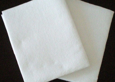Polyester Fiber White Needle Punch Nonwoven Felt Fabric Customized Thickness 10-320cm Width