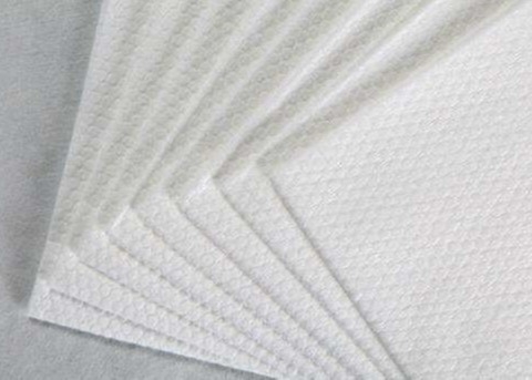 Soft Absorbent Pearl Spunlace Non Woven Fabric Recyclable Breathable