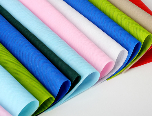 Upholstery / Packaging Laminated Non Woven Fabric Color Customized Flame Resistant