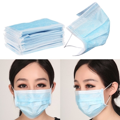 BFE99 Non Woven Products Protective Surgical Mask Medical Blue For Hospital