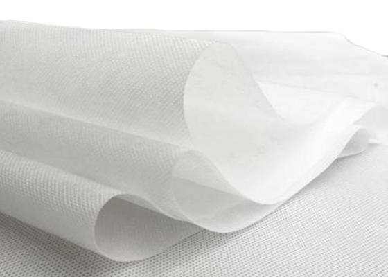 Hot Air Through Hydrophilic Non Woven Fabric 13 - 80GSM Weight Color Customised