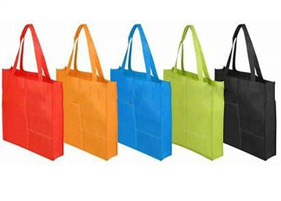 Reusable Non Woven Polypropylene Fabric Printed Bags Multi - Size With Handles
