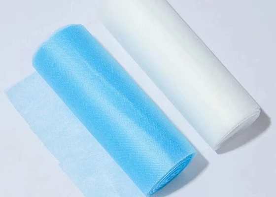 Face Mask Spunlace Nonwoven Fabric 100% Modified Fibre Material For Cosmetics / Wet Tissue