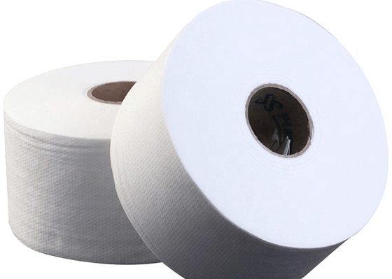 Fashion Spunlace Nonwoven Fabric White / Black Color With Flat Appearance