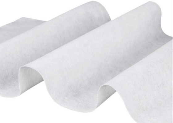 100% Tencel Spunlace Nonwoven Fabric White Color For Household / Restaurant