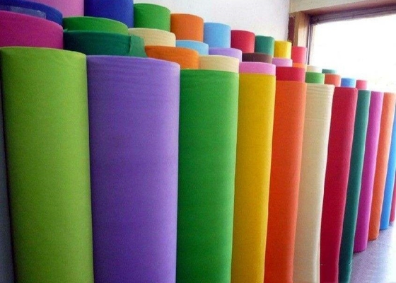 Multicolor Needle Punched Non Woven Fabric 0.3mm With PE Film