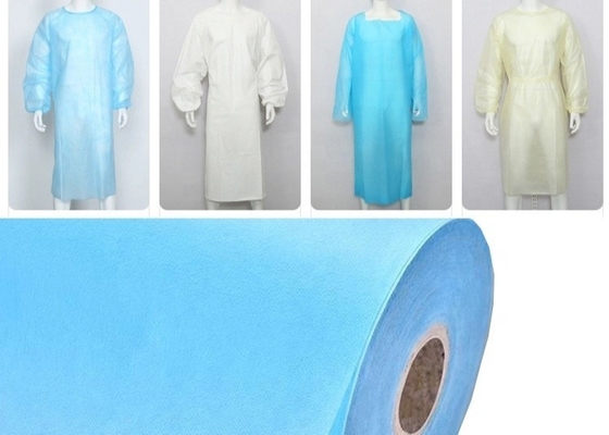 Eco Friendly Laminated Pp Non Woven Fabric Gravure Printing For Protective Gown
