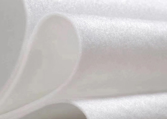 Lightweight Hot Air Through Nonwoven Fabric 100% Polyester 50 - 200GSM For Diaper Wipes