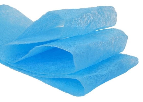 100% ES Fiber Thermal Bonded Nonwoven Fabric Smooth Composite For Filter Bags